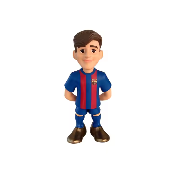 Figura MINIX Gavi. FC Barcelona. Football Stars.  Bandai - 1