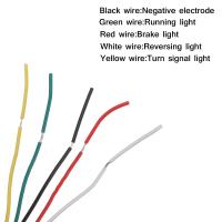 Luz De Freno LED Para Camiones Y Semirremolques 4 En 1 Con Señales De Giro Flujo 24V Luz Diurna DRL Vehículos De Trabajo - details 0