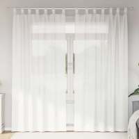vidaXL Cortinas de gasa con trabillas 2 uds 140x245 cm en color Rosa claro/Arena/Morado y más | protección solar decorativa para ventanas hogar oficina dormitorio fácil de instalar - details 12
