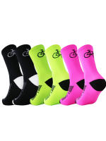 Calcetines De Ciclismo Profesionales MTB Para Protección Del Pie Transpirables Y Absorbentes De Sudor Calcetines De Poliéster Y Nylon Para Hombres - details 0