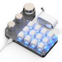 Teclado Mecánico Personalizable Bluetooth 5.0 RGB Para PS Gaming Keypad Macropad Para Tablet Teclado Numérico Sin Soporte Para Muñeca - details 15