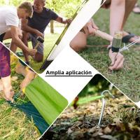 10pcs Palos De Tenda De Aluminio Con Gancho Para Camping Y Viajes Al Aire Libre Palos De Tierra Duros Y Ligeros Para Tarp Y Awning - details 13