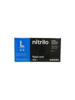 SANTEX FLASH NOIR CAJA GUANTES PROFESIONAL NITRILO NEGRO SIN POLVO 4,5 DE GROSOR 100U. - details 2