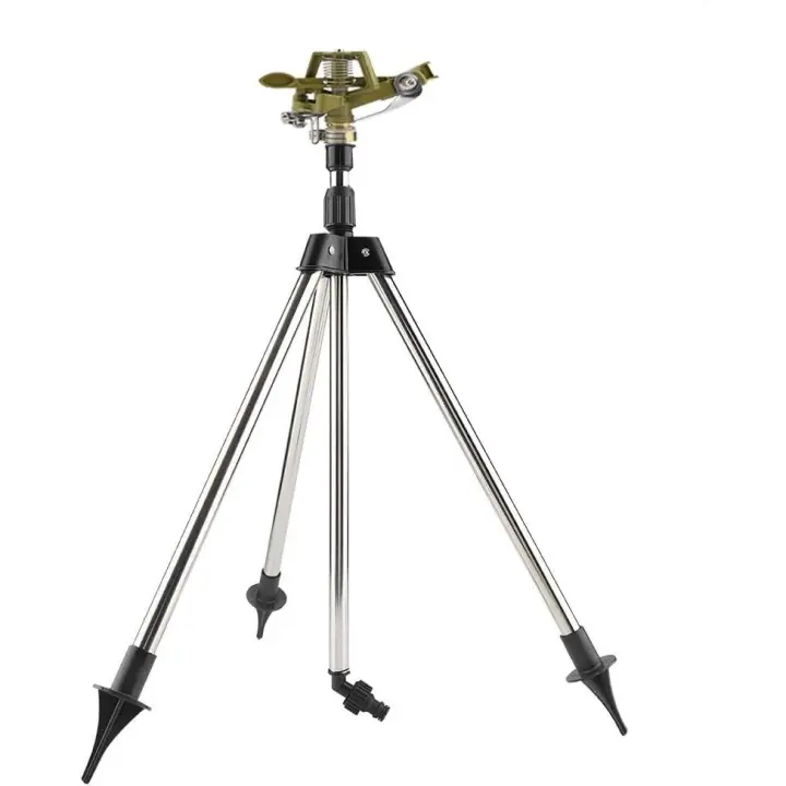 Soporte para asperdor de trípode, trípode para asperdor de césped with insert de Piso de Maple inoxidable + aspersores de Jardín de Riego zinc para áreas Pequeños para aspersores de Jardín de césped - 1