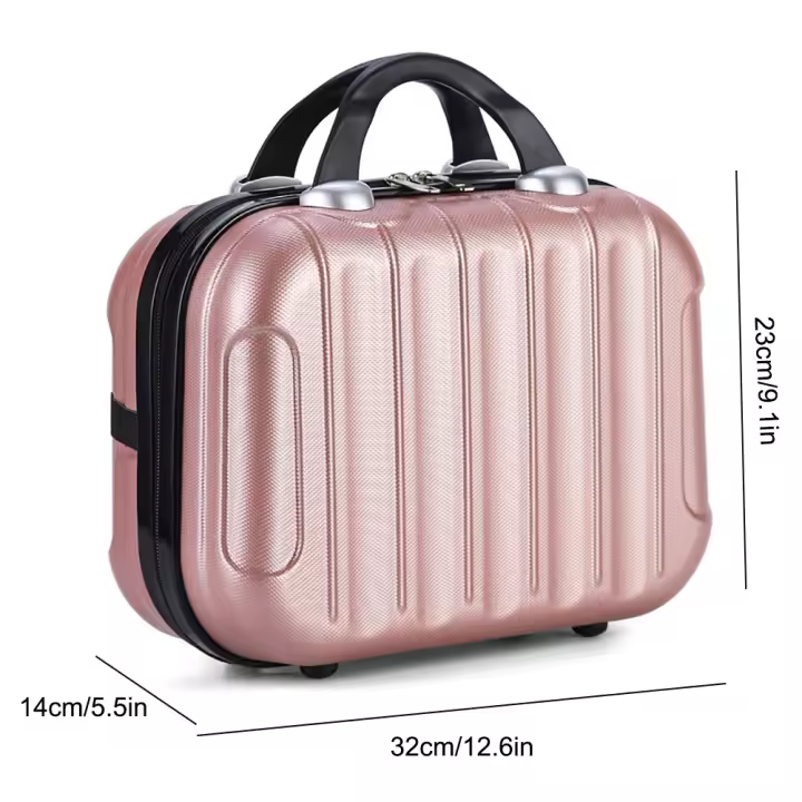 Bolsa de viaje portátil, estuche cosmético impermeable, Mini maleta de viaje con correas elásticas - 1