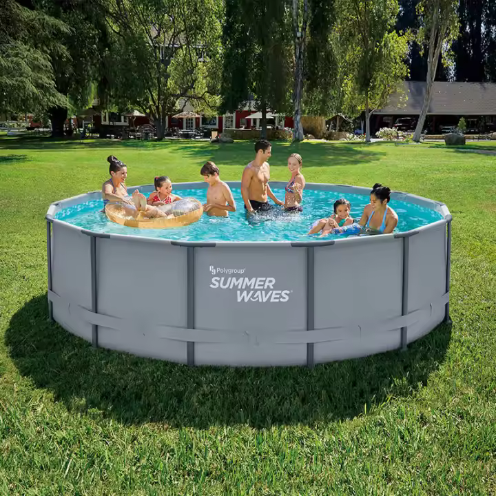PISCINA TUB.Ø 427X107 CM+DEPURADORA - 1