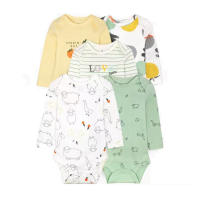 Ropa para niños, nueva primavera y otoño, mono triangular de manga larga para bebés, ropa para gatear, mono de bebé de cinco piezas - details 44