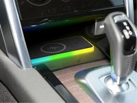 Soporte Movil Coche, Nuevo Coche RGB Colorido Cargador Inalámbrico Antideslizante Estación de Carga InAlámbrico para iPhone16 15 14 13 12, Ajustado para Samsung, Airdrops, Xiaomi, cargador Inalámbrico de 15W para Teléfono Móvil en Coche with Luz Ambiental - details 5