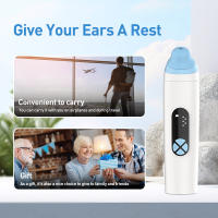 Electric ear pressure relief device deblocker balance ear pressure improve tinnitus and ear pain airplane travel - details 9