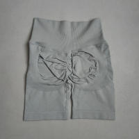 Shorts De Yoga Para Mujer Deporte Cortas De Cintura Alta Sin Costuras Para Gimnasio Y Ciclismo Elevador De Glúteos Fitness - details 7