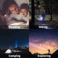 Linterna Potente De Camping Con Zoom Ajustable Y Luz Exterior Resistente Al Agua Para Bicicleta Y Emergencias LED 1200LM Recargable De Aluminio - details 6