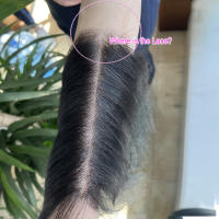 Eva Hair 13x4 Frontera De Encaje HD 2x6 Encaje HD Cierre Recto Encajes De Encaje HD Solo 5x5 Cabello Humano Pre Desplumado - details 8