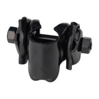 Adaptador De Sillín De Bicicleta De Alta Calidad Para Exterior Clip Fijo Post De Sillín De Acero Carbono Negro Concaavo-convexo - details 15