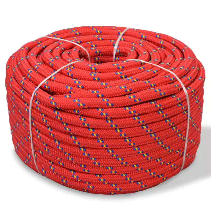 vidaXL Cuerda de barco polipropileno 8 mm 500 m cuerda Color Amarillo,  orange,  Negro y mas - 1