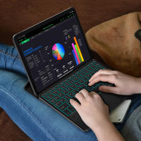 Teclado Bluetooth Plegable HUWEI Con Touchpad Y Iluminación Para IOS Android Windows iPad Tableta Teléfono Xiaomi Huawei - details 7