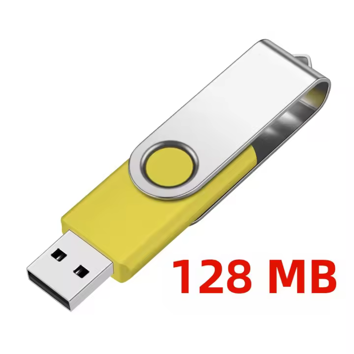 Pendrive De Memoria USB 128MB Capacidad Pequeña Stick De USB Metal Pendrive 128M GB USB Stick Sin Encriptación Interfaz USB 2.0 - 1