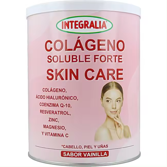 Colágeno Soluble Integralia Forte Skin Care Vainilla 300 Gr - Fortalece la Piel | Mejora la Movilidad - 1