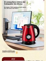 GELAIBO Hervidor Eléctrico De 1.8 Litros Capacidad Grande Acero Inoxidable Estilo Europeo Moda Diseño Mechanical Temperatura Fuente De Alimentación 240V - details 11