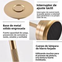 Lámpara De Escritorio LED Clásica Recargable Sin Cable Con Sensor De Toque 3 Colores Infinitos Modos Retro Estilo LED Luz Nocturna - details 7