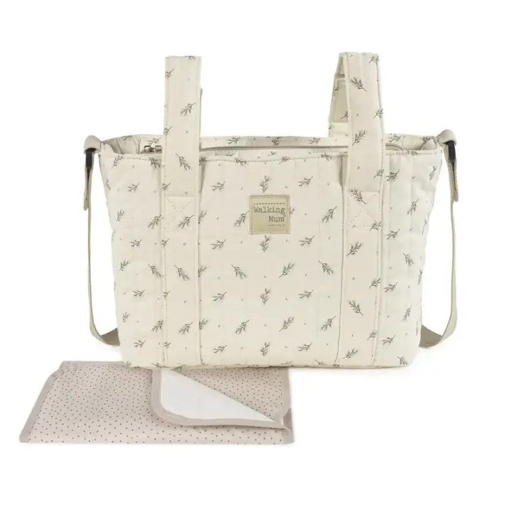 Walking Mum Bolso Organizador Mimosa Con Estampado Floral - 1