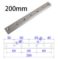 Barra De Miter Deslizadora Para Torno De Mesa Herramienta De Carpintería Aluminio Aleación Ranura T Fija Con Tornillos M6/M8T - details 9