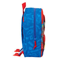 Mochila Guardería Spiderman Marvel 3D Red Con Bolsillo Para Botella - Safta - details 2