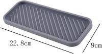 Small Silicone Sink Tray Silicone Kitchen Sink Organizer Trays Sponges Holder Washing Up Liquid Tray for Soap Dispenser Sink Storage Rack - details 4