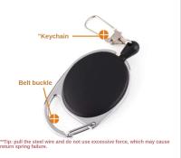 Retráctil De Llavero Con Porta Llavas Y Zinger Para Pesca Accesorios De Pesca Con Solenoide De Liberación Rápida Herramienta Multifuncional Para Exteriores - details 6