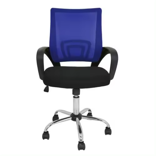 Silla escritorio Martina colors negro /azul FS1156AZ - 1