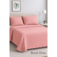 Colcha rosa 270 cm con volante. Suave y ligera. | Cama 90 a 180 cm | Tejido Suave y Ligero | Mercatienda.es - details 0