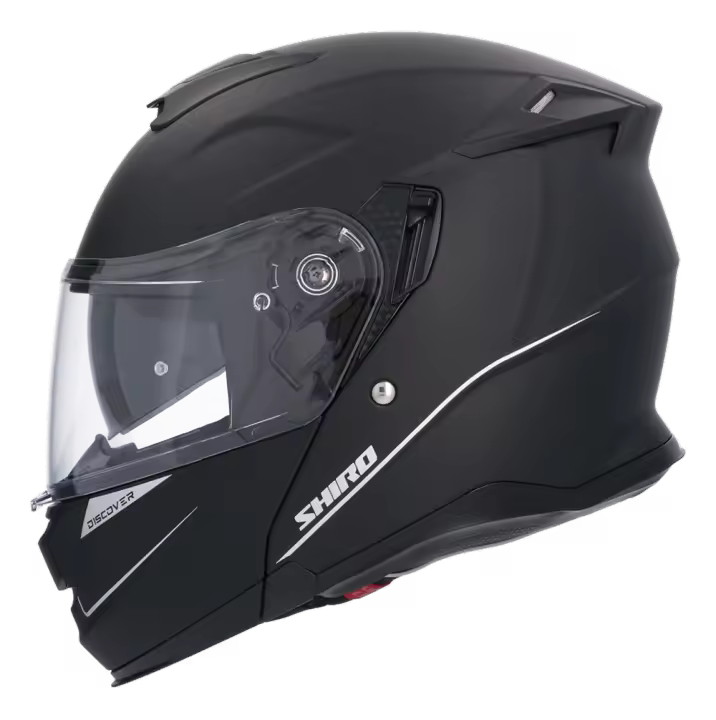 CASCO MODULAR SHIRO DISCOVER MONOCOLOR FF950 NEGRO MATE - 1