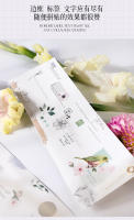 Yoofun 20pcs Etiquetas De Estación Con Pétalos Y Papel Washi Para Regalos Tarjetas De Diario Scrapbooking Decoración De Cuaderno - details 13