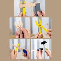 Juego De Herramientas Montessori Para Niños Y Niñas Set De Obrador De Madera Educativo Juguetes Constructivos Para Niños Mayores De 14 Años - details 4
