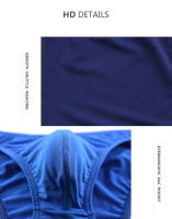 Bragas De Natación Para Hombre Monocromáticas Con Bolsillo U Briefs De Playa Cortos De Baño Deporte Y Fitness Poliéster Spandex - details 3