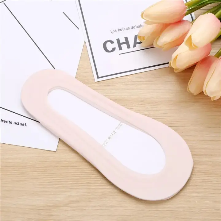 Calcetines De Barco Invisibles Para Mujer Sock Slippers Ultrafinos De Verano Transpirables De Silicona Antideslizantes Cómodos Y De Alta Calidad - 1