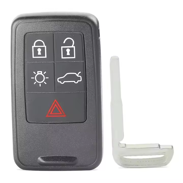 Kr55wk49264 Car Smart Key 5 Buttons For V60 S60 S60l S80 Xc60 Xc70 V40 2007-2016 Id46 Pcf7953 Chip - 1