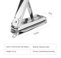 Tijeras De Uñas Multifuncionales 5-en-1 Con Llavero Kit De Herramientas De Manicura Acero Inoxidable Plegable Para Hombres Y Mujeres - details 12