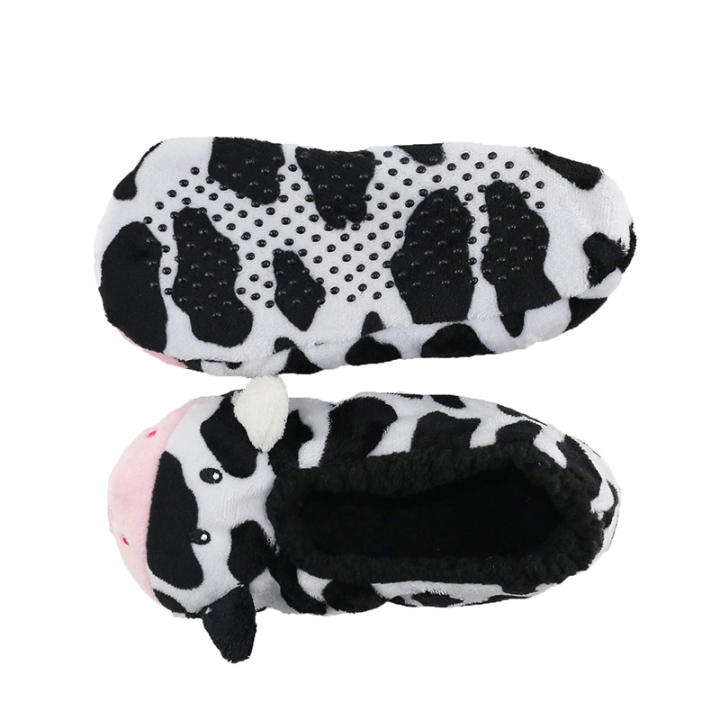 Women's Winter House Slippers Shoes Indoor Floor Non-slip Flat Shoes Warm Soft Animals Cartoon Home and Comfort Woman Slipper