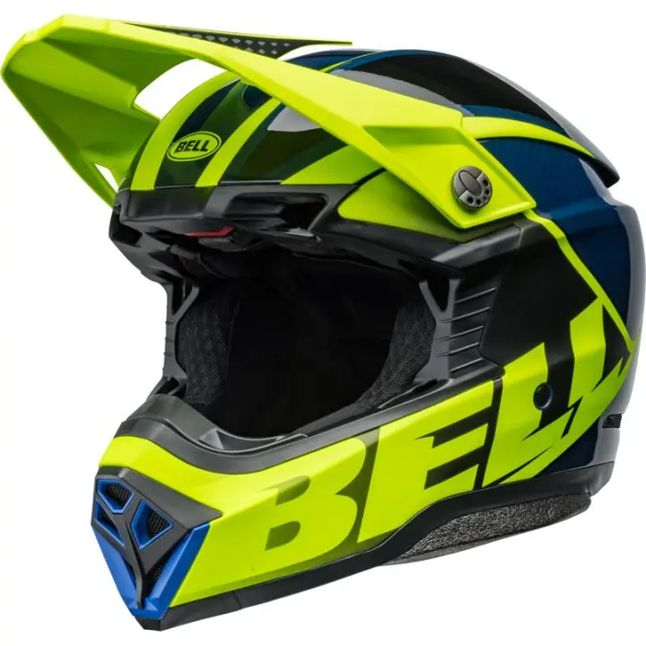 Casco BELL Moto-10 Spherical - Sliced Matte/Gloss Retina/Blue TALLA XL - 1