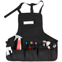 Aguas Resistentes Delantal De Lona Unisex Para Trabajo Con Bolsillos Para Herramientas Duradero Ajustable Con Correas Cruzadas Para Hogar Y Taller - details 18