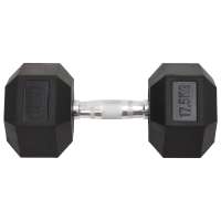 vidaXL Mancuerna hierro fundido 17,5 kg - details 1