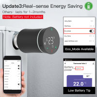 Actuador De Válvula De Radiador MOES TRV ZigBee 3.0 Tuya Termostato Inteligente Programable Control De Temperatura Calentador Alexa Voz - details 4