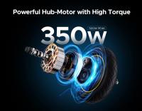 ENGWE Y10 Patinete eléctrico con neumático neumático de 10*3.0 pulgadas, motor de 36V 350W, velocidad de 25km/h, batería de 13Ah, autonomía de 65km, freno delantero de tambor, luz LED delantera, plegable - details 5