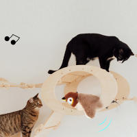 Juguete Interactivo Para Gatos Pájaro Volador Con Alas Movibles Y Masticable Simulación De Golosina Eléctrica Para Divertir a Los Gatos - details 2