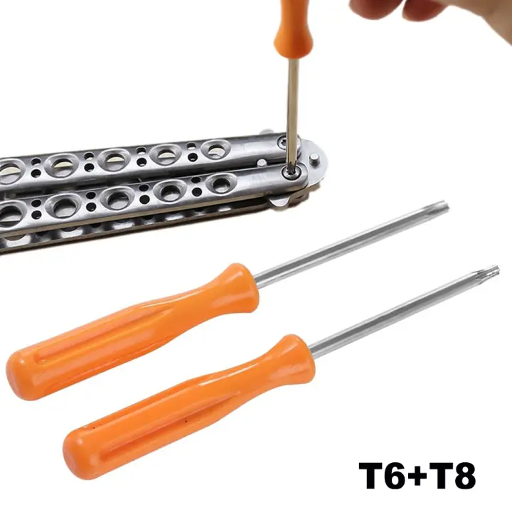 Juego De Destornilladores Torx Para Consolas De Juego Accesorios De Repuesto En Acero T6 T8 Herramientas 2pcs - 1
