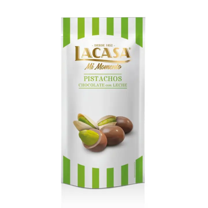 Lacasa Mi Momento Pistacho con Chocolate Leche 50 G - 1