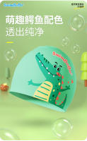 Gorro de natación de silicona para niños swimbobo para niños y niñas con pelo largo, impermeable, protección para los oídos sin apretar la cabeza, bonito gorro de natación para nadar. - details 14
