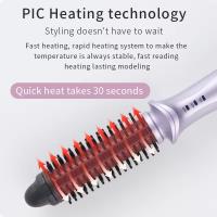 Nuevos Diseño Peine Cepillo Rizador De Pelo Ajustable Con Temperatura Máxima De 210 °C Herramientas De Estilizado Portátil Secado Y Peinado En Seco Y Húmedo - details 4