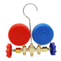 Kit De Recarga De Freón R410A R22 R134A R404A Para Aire Acondicionado De Coche Con Medidor De Presión Resistente a Golpes Adaptador De Presión - details 5