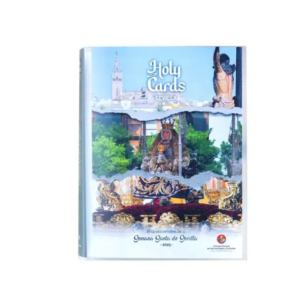 Cromos Holy Cards Caja 50sobres Holy Cards Sevilla 2025 semana santa y tambien Album+caja 50sobres HolyCards coleccion oficial y original garantizado 3 modelos a elegir pincha añadir cesta y elegir mirarse bien Leer descripcion - 1